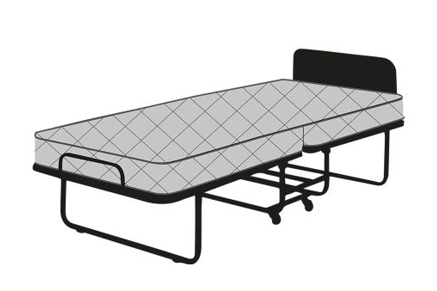 Otel Katlanır Yatak XL – 90x200cm AÇIK